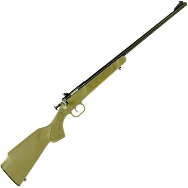 R29 Crickett Synthetic Stock Compact Desert Tan Synthetic Blued Bolt Action Rifle - 22 Long Rifle - 16.1in