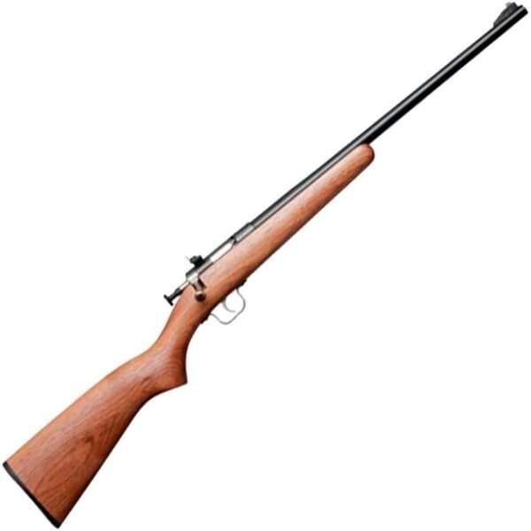 R63 Crickett Wood Stock Compact Walnut/Blued Bolt Action Rifle - 22 Long Rifle - 16.1in